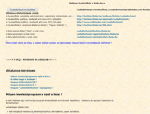Tablet Screenshot of levlista.theka.hu